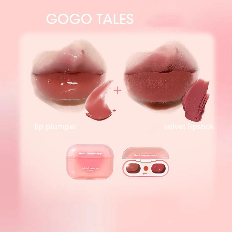 Lip Airpods GOGO TALES  - Double Lip Gloss